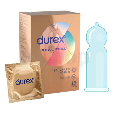 Durex Real Feel - latexmentes óvszer (16db)