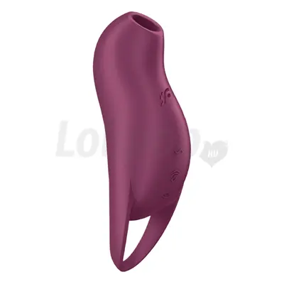 Satisfyer Pocket Pro 1 pulzációs és rezgő stimulátor bordó