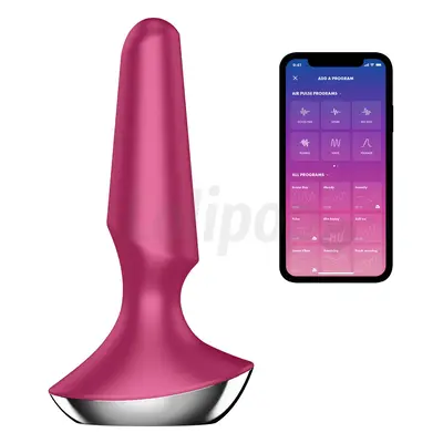 Satisfyer Plug-ilicious 2 - okos anál vibrátor (piros)