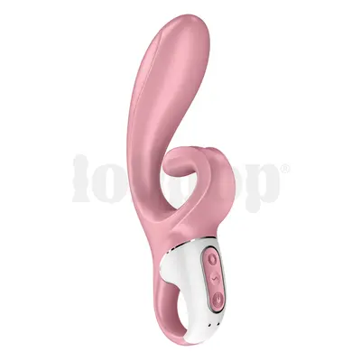 Satisfyer Hug Me rugalmas okos vibrátor G-ponttra és csiklóra rózsaszín