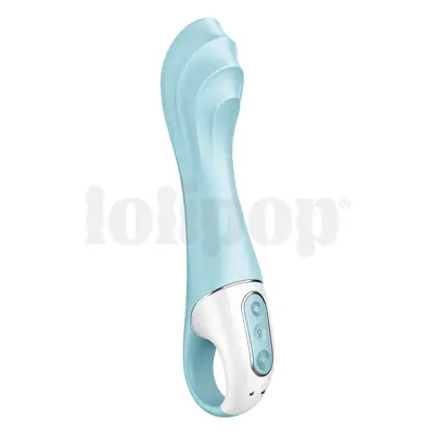 Satisfyer Air Pump Vibrator 5+ okos felfújható vibrátor világoskék