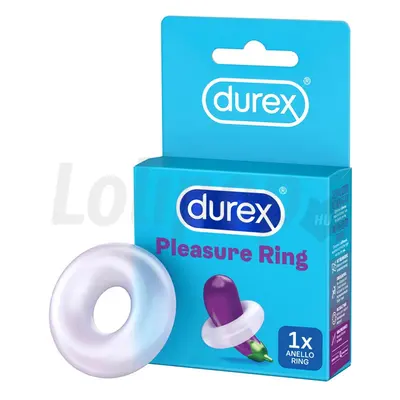 Durex Pleasure Ring - péniszgyűrű (áttetsző)