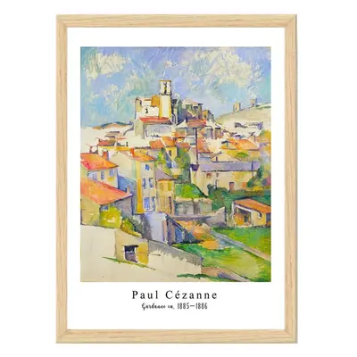 Keretezett poszter 35x45 cm Paul Cézanne – Wallity