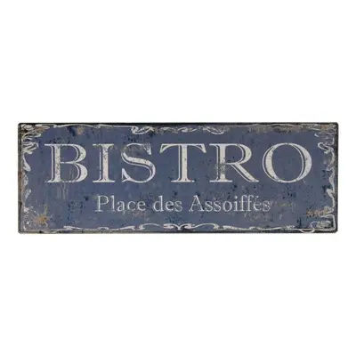 Fém falitábla 40x14 cm Bistro – Antic Line