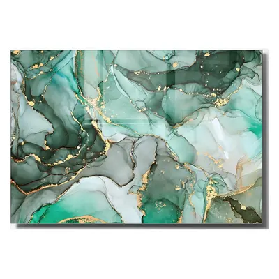 Üveg kép 100x70 cm Turquoise – Wallity