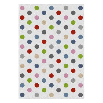 Krémszínű szőnyeg 133x190 cm Norge Dots – Universal