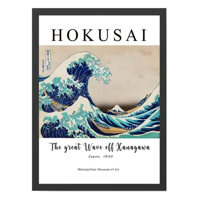 Poszter 35x45 cm Hokusai – Wallity