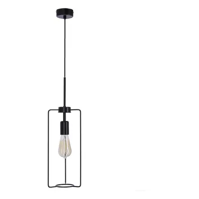 Fekete fém függőlámpa ø 25 cm Cord – Candellux Lighting