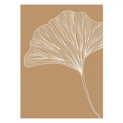 Poszter 29x41 cm Gingko – Veronika Boulová