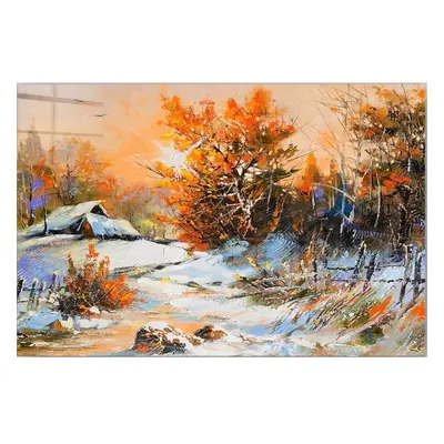 Üveg kép 100x70 cm Winter – Wallity