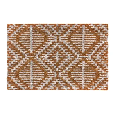 Kókuszrost lábtörlő 60x40 cm Boho White – Casa Selección