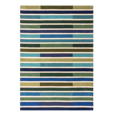 Zöld gyapjú szőnyeg 230x160 cm Piano - Flair Rugs