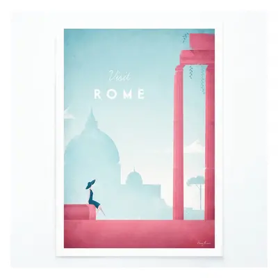 Poszter Rome, 50x70 cm - Travelposter