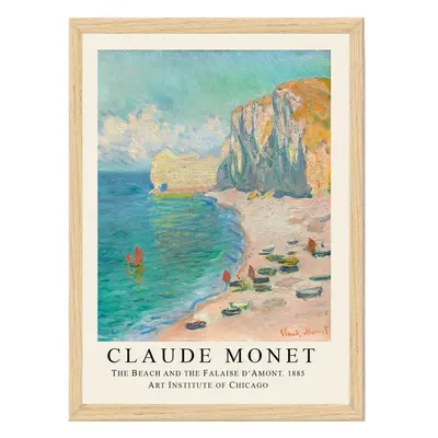 Keretezett poszter 35x45 cm Claude Monet – Wallity