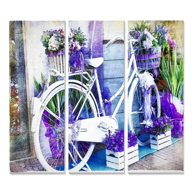 Kép szett 3 db-os 20x50 cm Lavender – Wallity