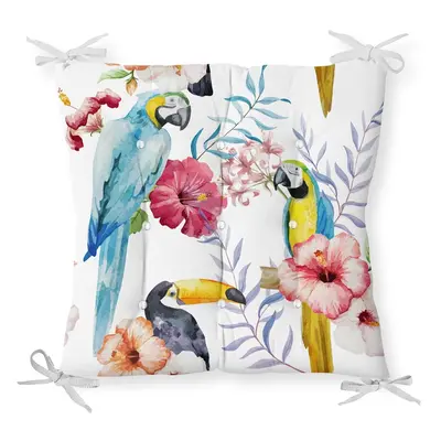 Jungle Birds pamut keverék székpárna, 40 x 40 cm - Minimalist Cushion Covers