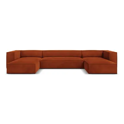 Narancssárga sarokkanapé ("U" alakú) Madame – Windsor & Co Sofas