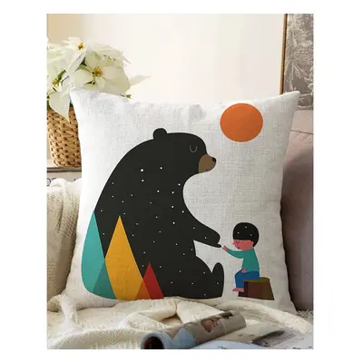 Bear pamut keverék párnahuzat, 55 x 55 cm - Minimalist Cushion Covers