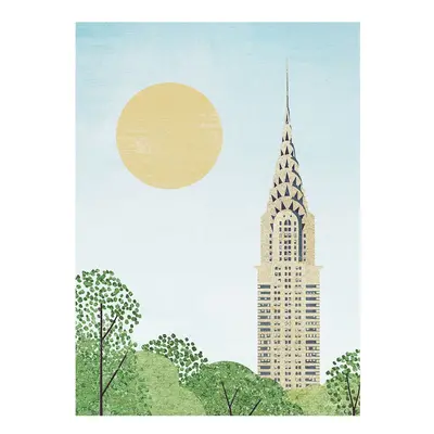 Poszter 30x40 cm Chrysler Building - Travelposter