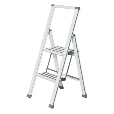 Ladder Alu fehér összecsukható fellépő, magasság 101 cm - Wenko