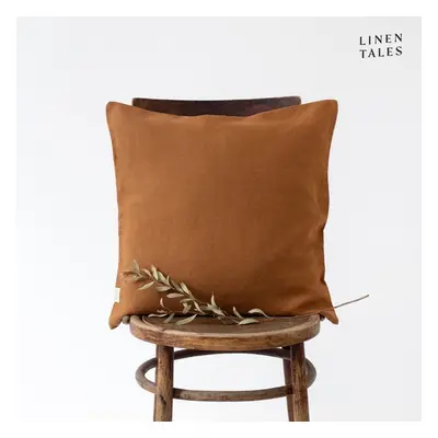 Len párnahuzat 45x45 cm Hazelnut – Linen Tales