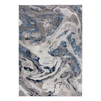 Kék-szürke szőnyeg 200x290 cm Marbled – Flair Rugs