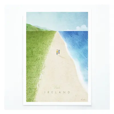 Poszter Ireland, 30x40 cm - Travelposter