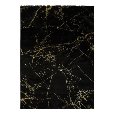 Gold Marble fekete szőnyeg, 140 x 200 cm - Universal