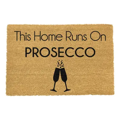 Kókuszrost lábtörlő 40x60 cm This Home Runs On Prosecco – Artsy Doormats