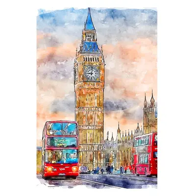 Kép 60x90 cm London – Fedkolor