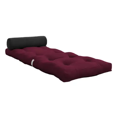 Borvörös futon matrac 70x200 cm Wrap Bordeaux/Dark Grey – Karup Design