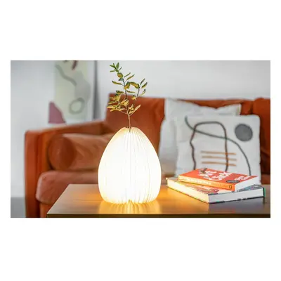 Barna LED asztali lámpa (magasság 22 cm) – Gingko