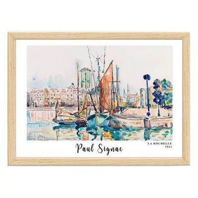 Keretezett poszter 45x35 cm Paul Signac – Wallity