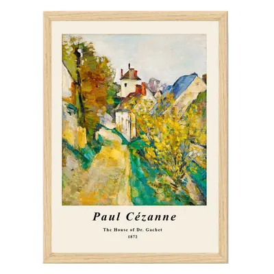 Keretezett poszter 35x45 cm Paul Cézanne – Wallity