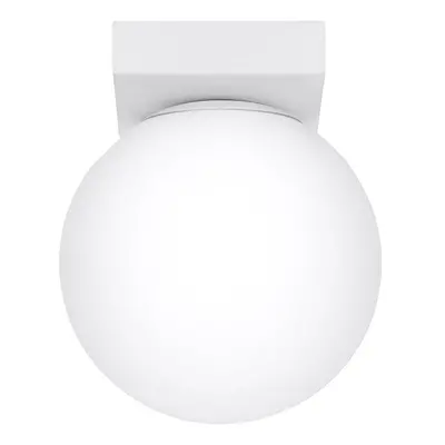 Fehér mennyezeti lámpa üveg búrával ø 12 cm Umerta – Nice Lamps