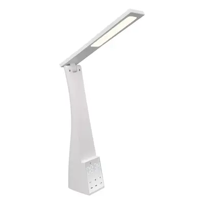 Fehér LED asztali lámpa időzítő funkcióval (magasság 45 cm) Linus – Trio