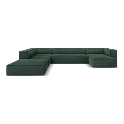 Sötétzöld sarokkanapé (bal oldali) Madame – Windsor & Co Sofas