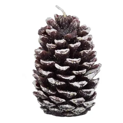 Pinecone karácsonyi gyertya, magasság 10 cm - Ego Dekor