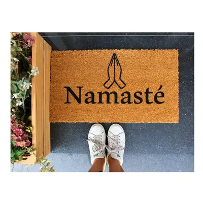 Namaste lábtörlő, 70 x 40 cm - Doormat