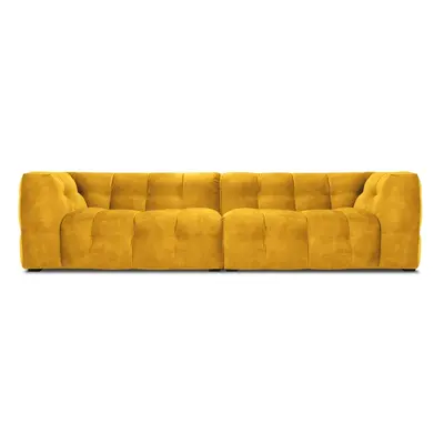 Vesta sárga bársony kanapé, 280 cm - Windsor & Co Sofas