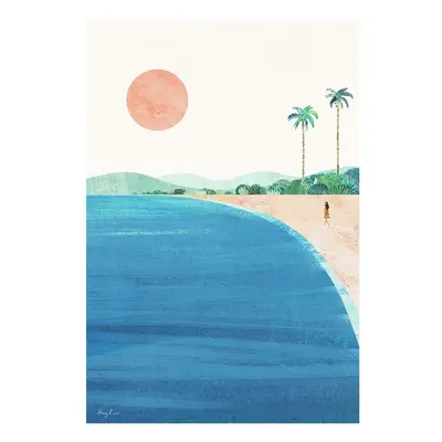 Poszter 30x40 cm Paradise Beach - Travelposter