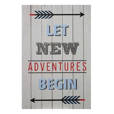 Gyerek kép 30x45 cm Let New Adventures Begin – Premier Housewares