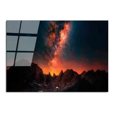 Üveg kép 100x70 cm Night Sky – Wallity