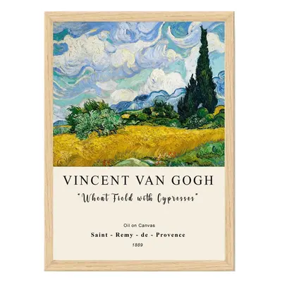 Keretezett poszter 55x75 cm Vincent van Gogh – Wallity