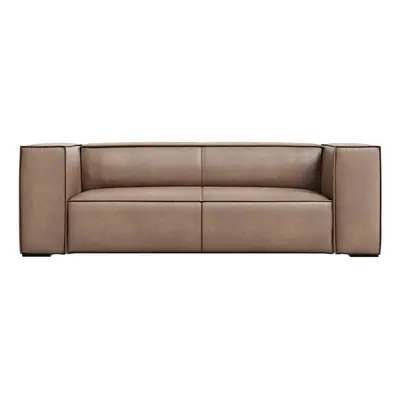 Világosbarna bőr kanapé 212 cm Madame – Windsor & Co Sofas