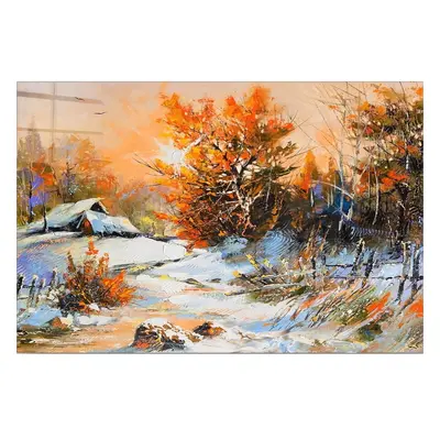 Üveg kép 70x50 cm Winter – Wallity