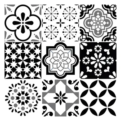 Cement Tiles Alexia 9 db falmatrica, 10 x 10 cm - Ambiance