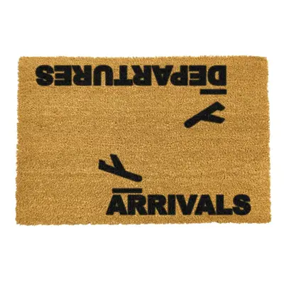 Kókuszrost lábtörlő 40x60 cm Arrivals and Departures – Artsy Doormats