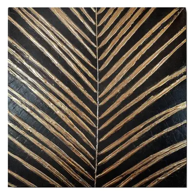 Kézzel festett kép 70x70 cm Palm Leaf – Wallity