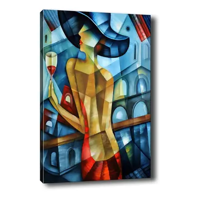 Cubistic Lady kép, 50 x 70 cm - Tablo Center